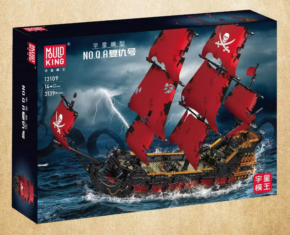 Mould King 13109 Queen Piratenschiff Modellbausatz