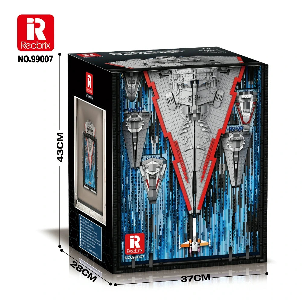 Reobrix 99007 Sternenzerstörer 3D-Kunstbild