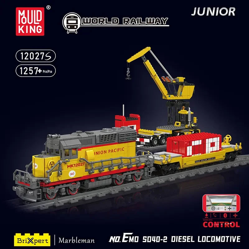 Mould King 12027 SD40-2 Diesellokomotive