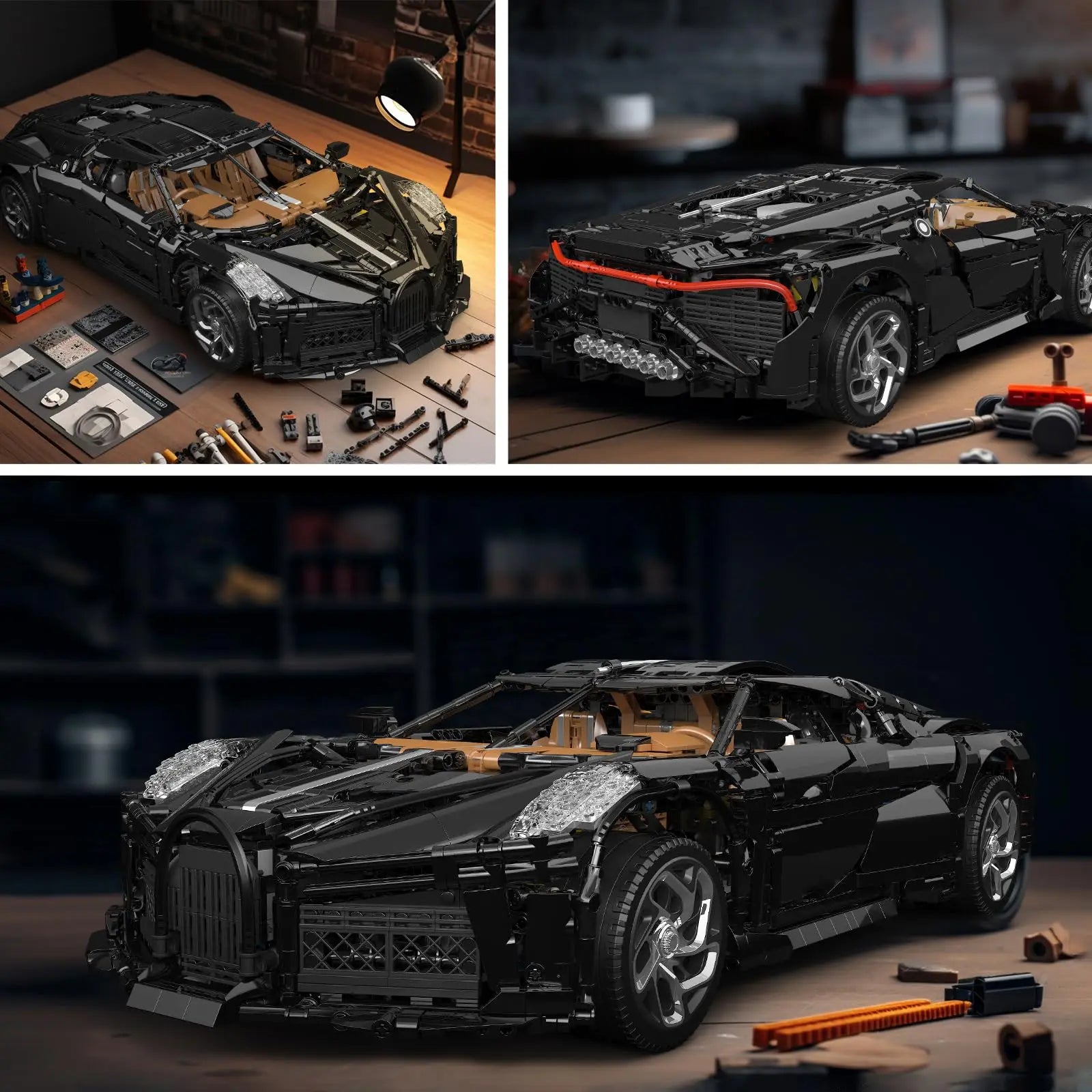 Mould King 13163 Voiture Noire