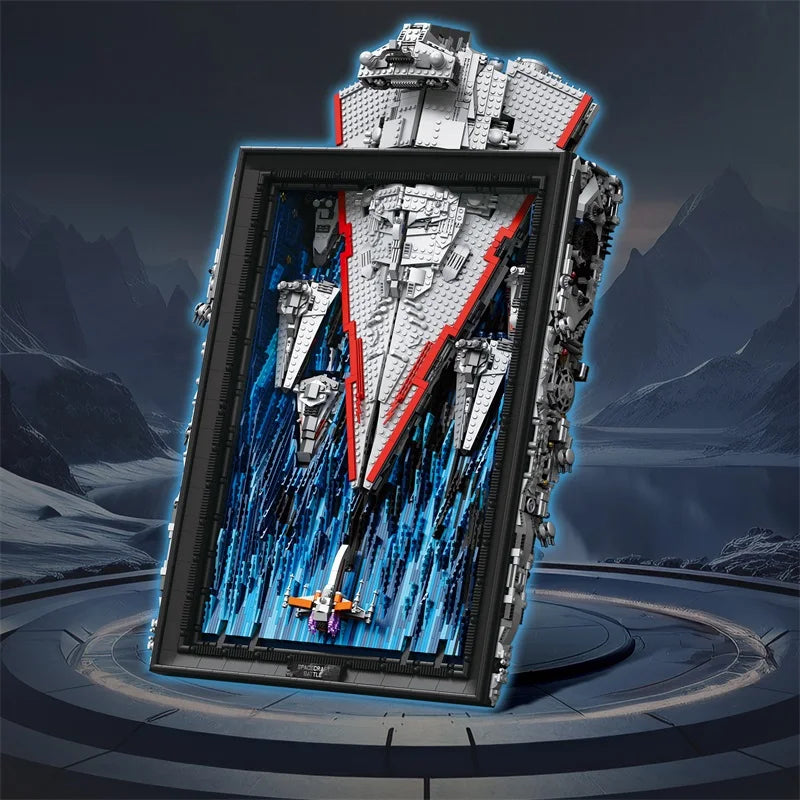 Reobrix 99007 Sternenzerstörer 3D-Kunstbild