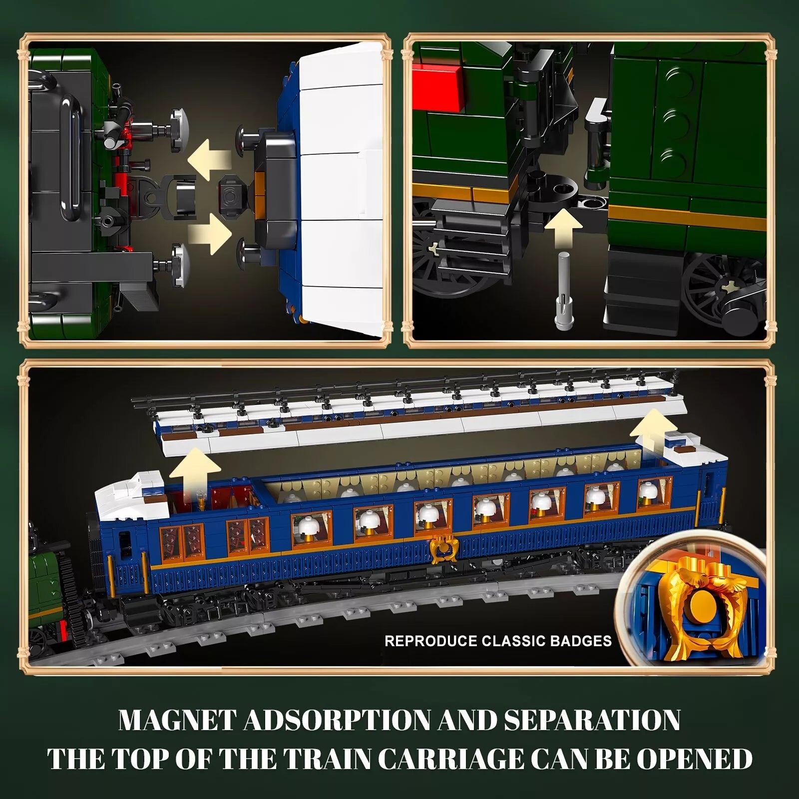 Mould King 12025 Orient Express SNCF 231