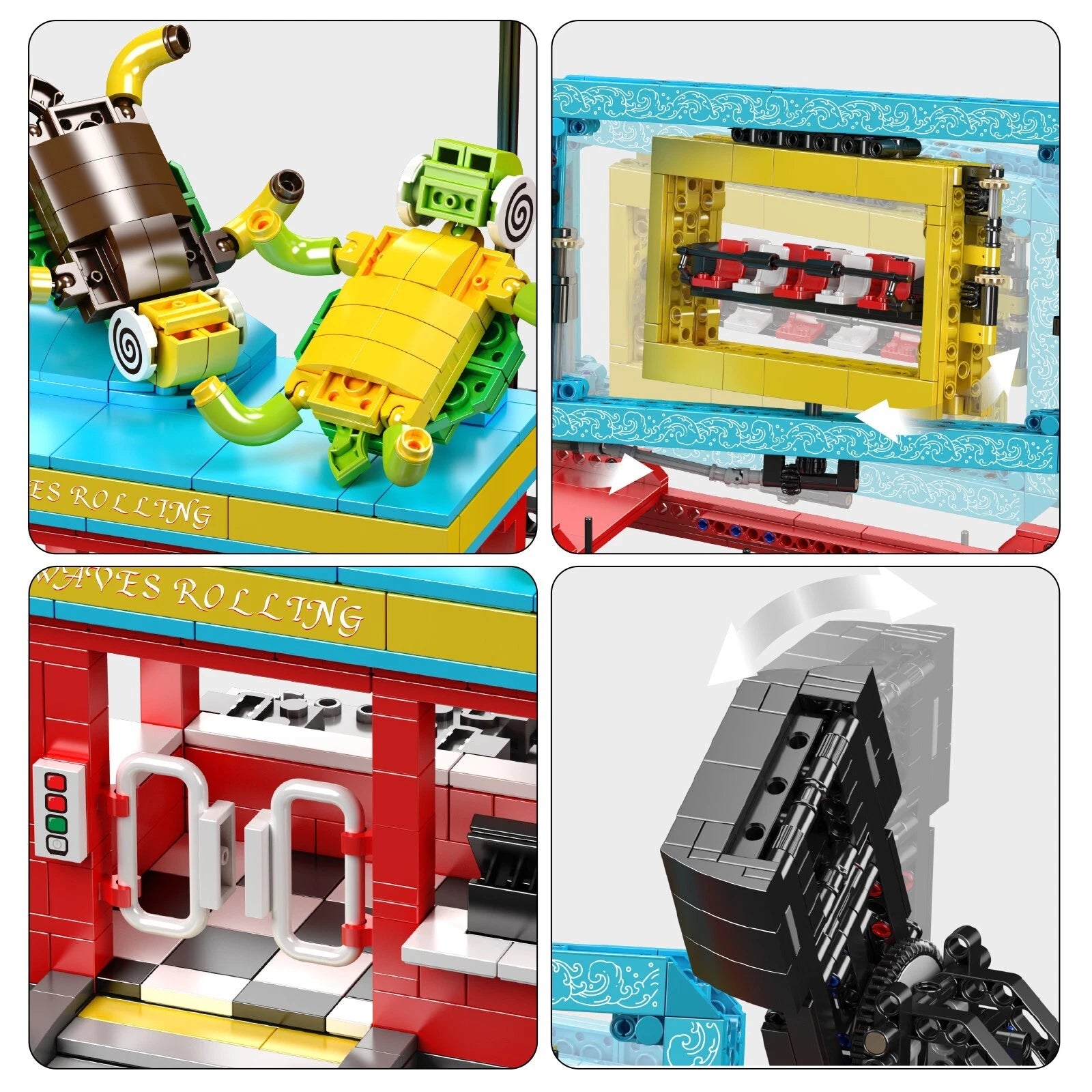 Mould King 11019 Electric Rolling Waves Rider