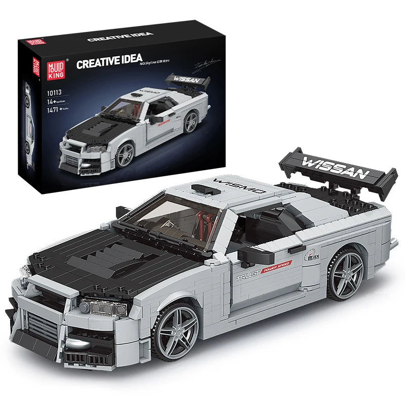Mould King 10113 Skyline GTR R34