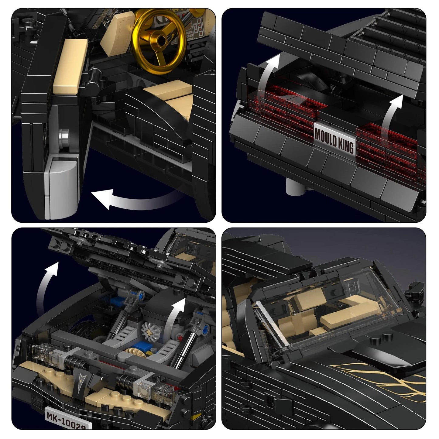 Mould King 10029 Firebird Cabrio