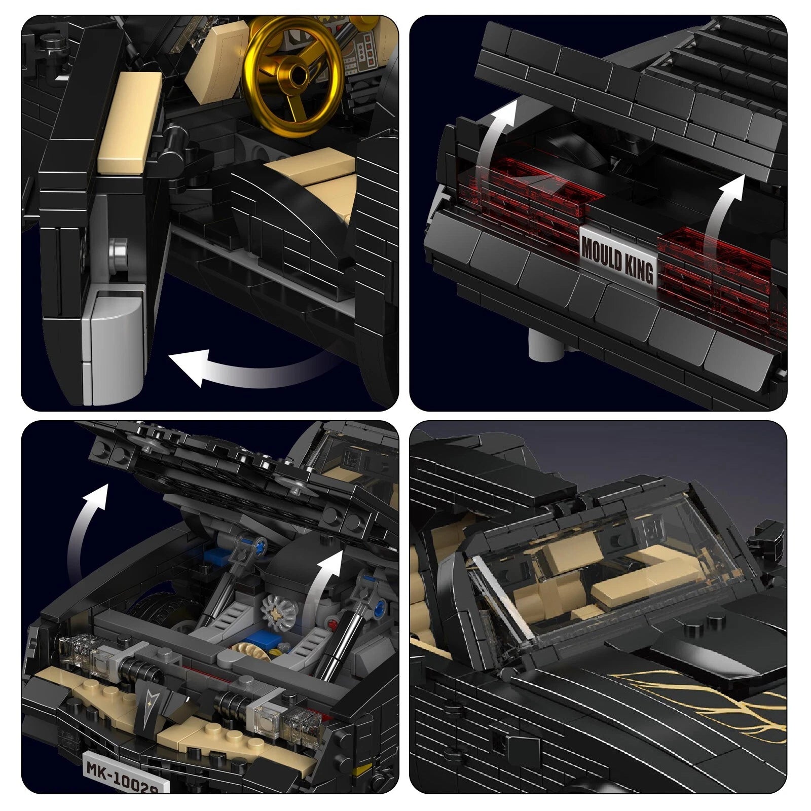 Mould King 10029 Firebird Cabrio