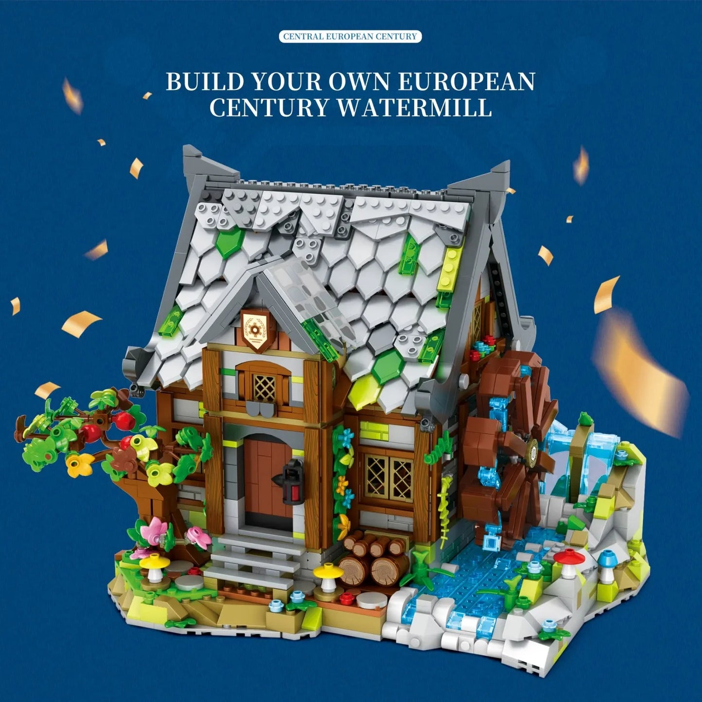 Reobrix 66045 Mittelalterliche Wassermühle