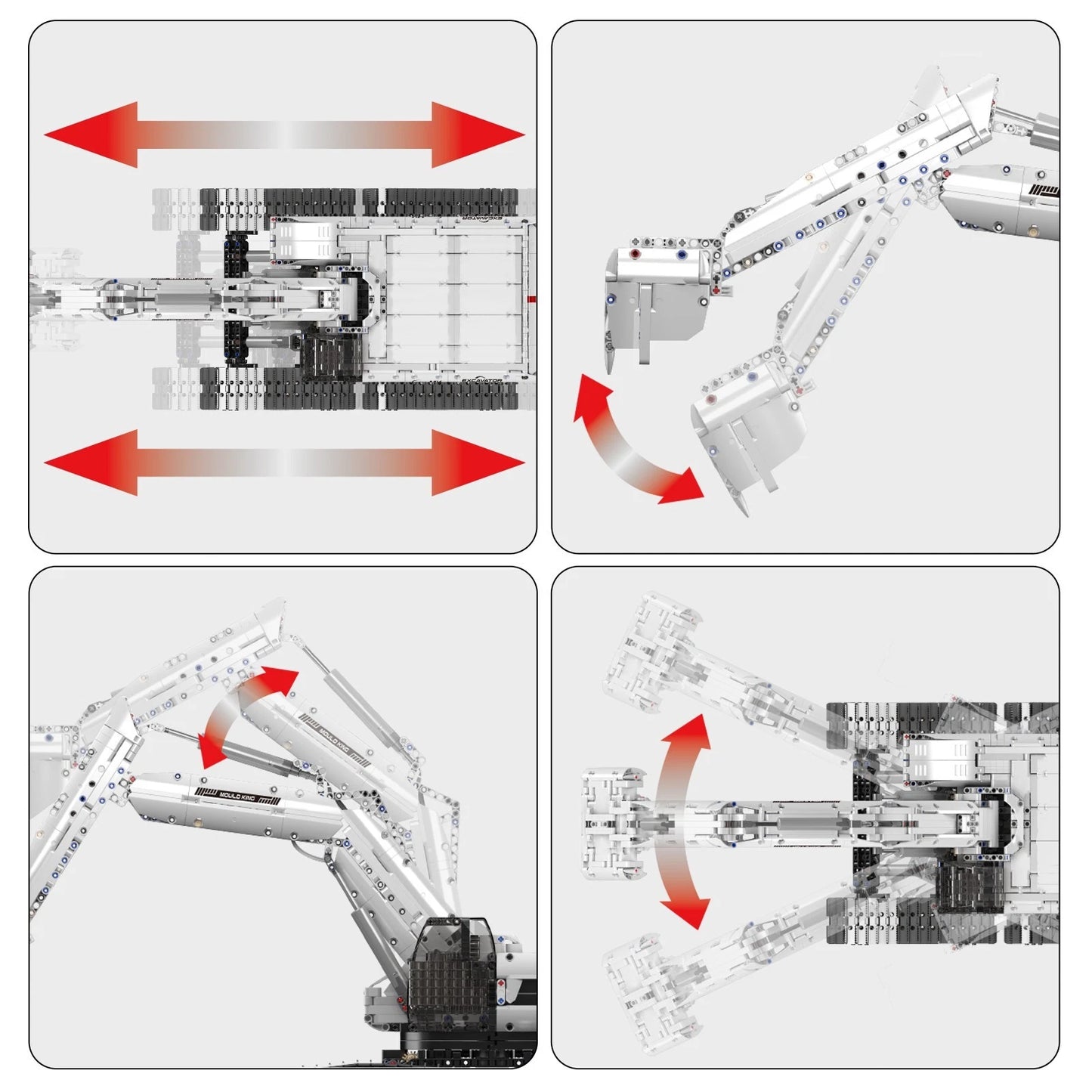 Mould King 17079 Sci-Fi Raupenbagger