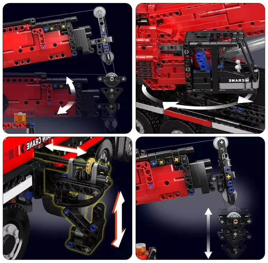 Mould King 17074 LTM 1110 Kranwagen
