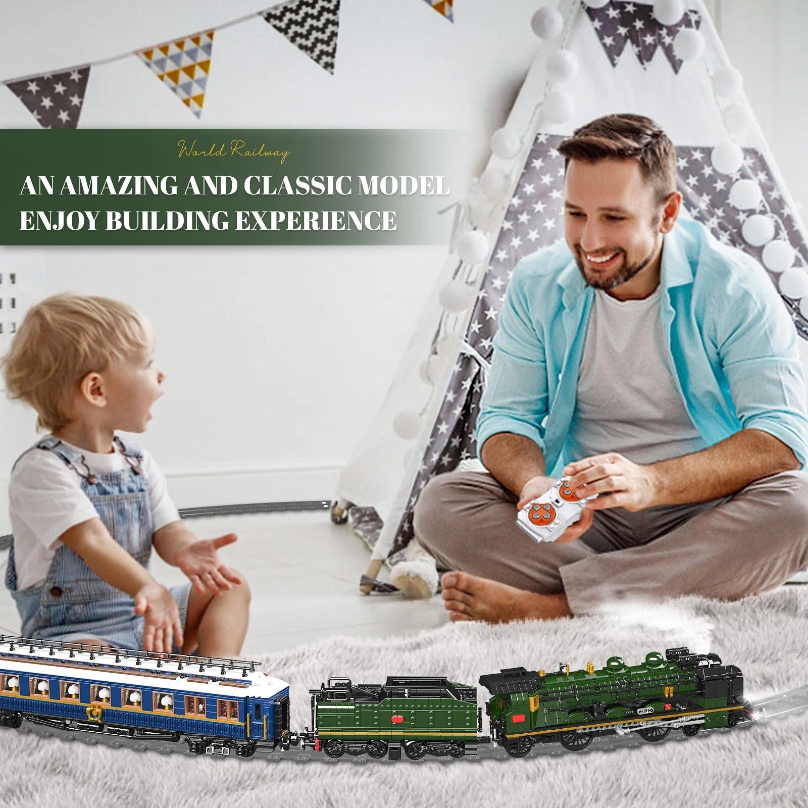 Mould King 12025 Orient Express SNCF 231