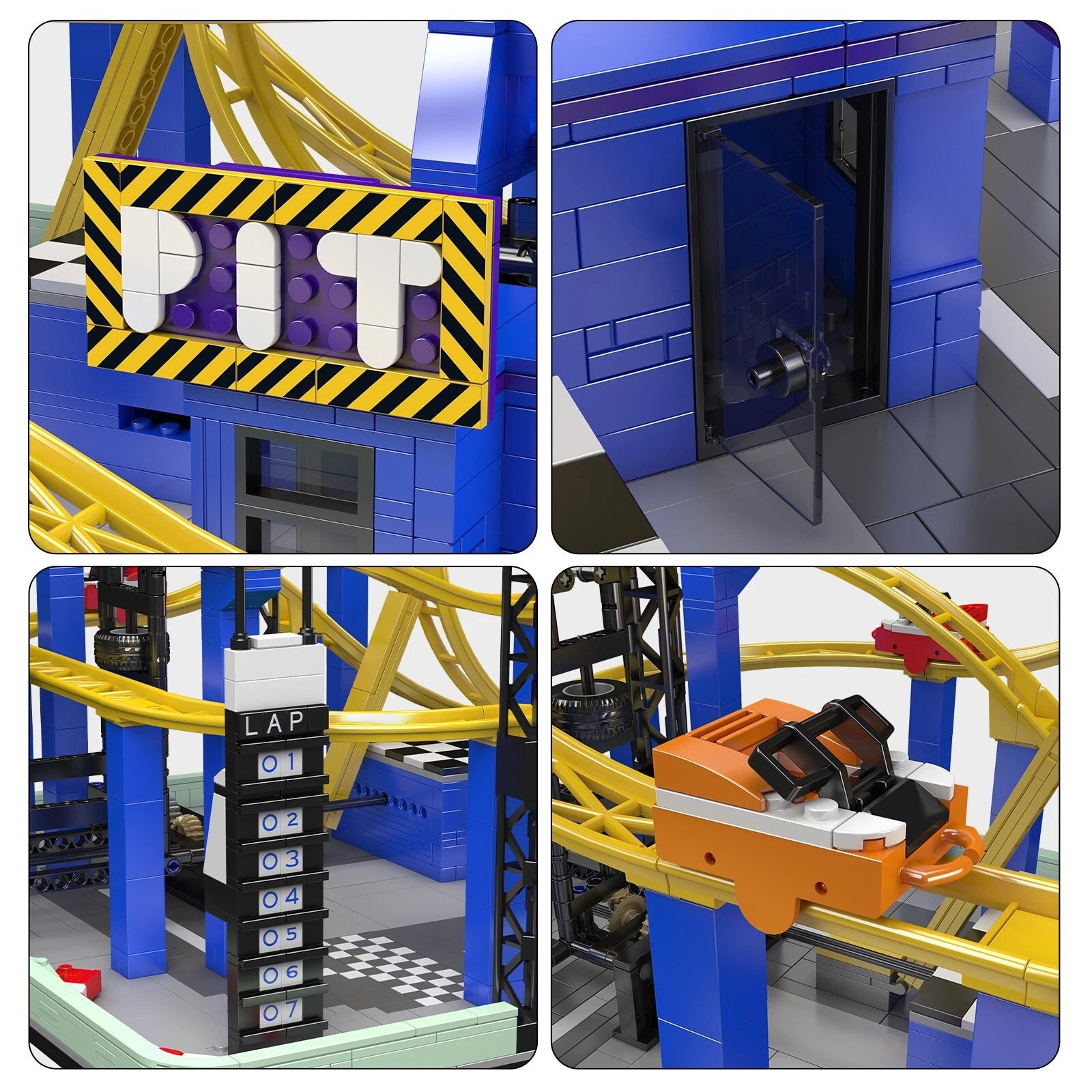 Mould King 11020 Wirbelwind-Achterbahn