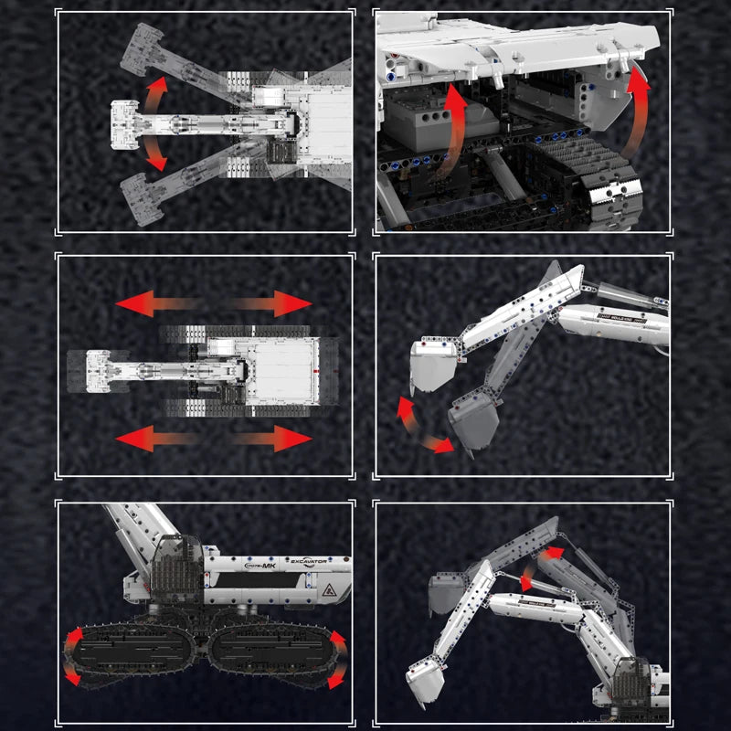 Mould King 17079 Sci-Fi Raupenbagger