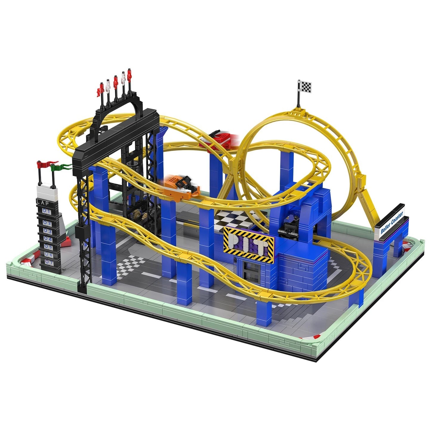 Mould King 11020 Wirbelwind-Achterbahn