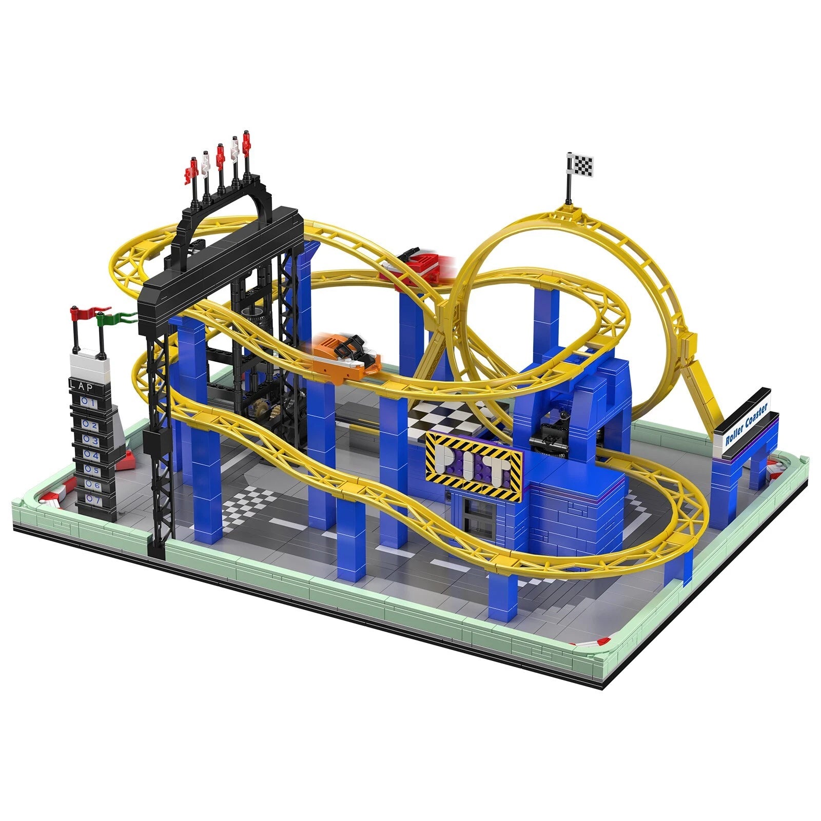 Mould King 11020 Wirbelwind-Achterbahn