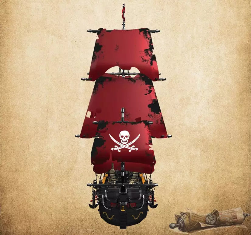 Mould King 13109 Queen Piratenschiff Modellbausatz