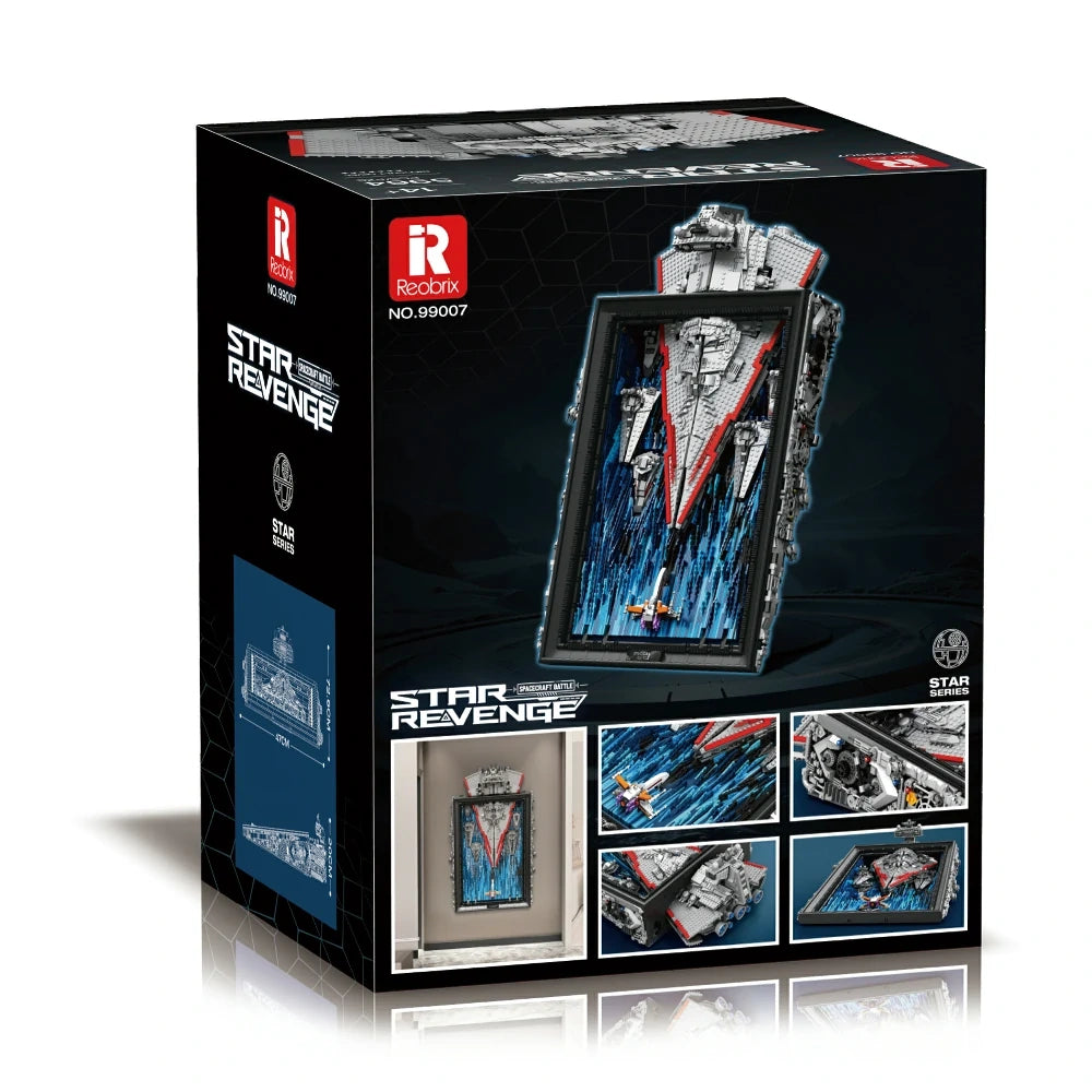 Reobrix 99007 Sternenzerstörer 3D-Kunstbild