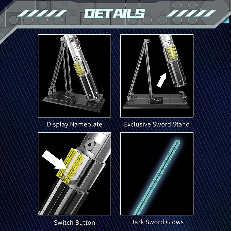 Mould King 10139 Anakins Lightsaber