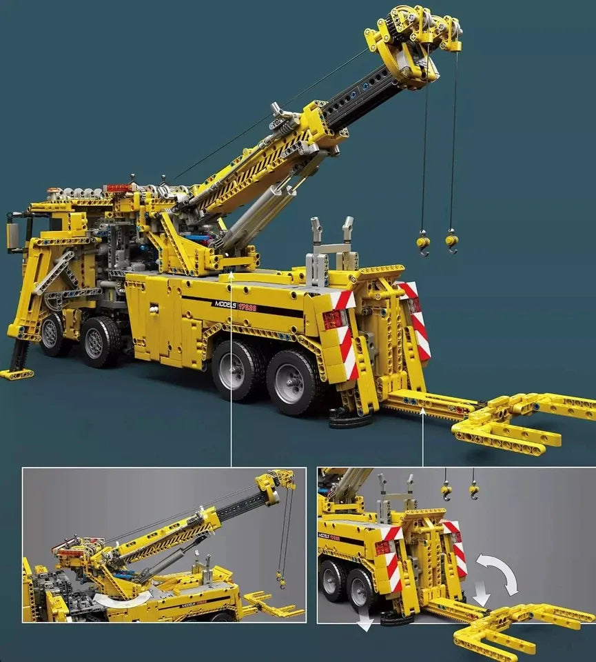 Mould King 17028 Abschlepp- & Rettungswagen