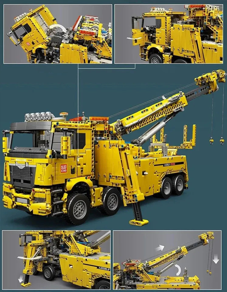 Mould King 17028 Abschlepp- & Rettungswagen