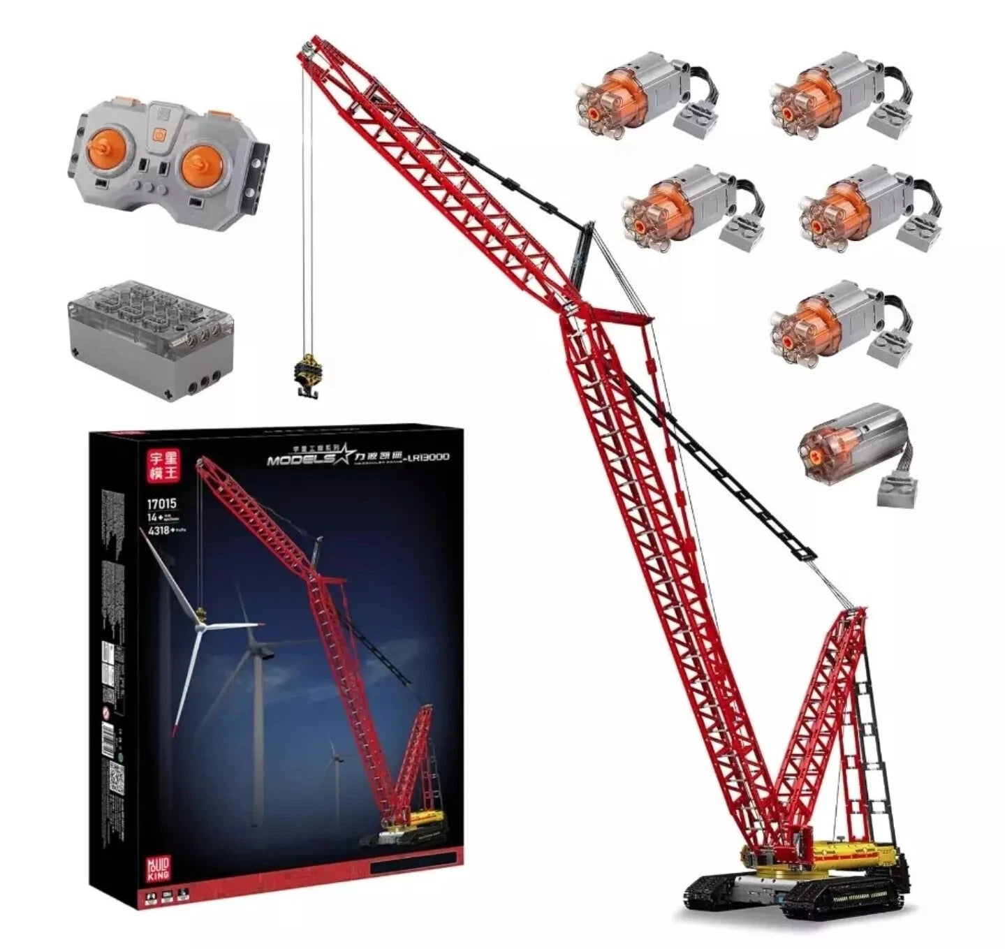 Mould King 17015 LR13000 Raupenkran