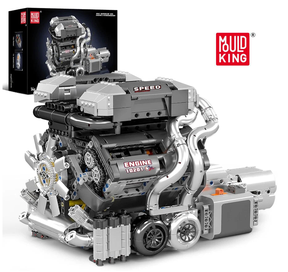Mould King 10201 Hypercar W16 Motor